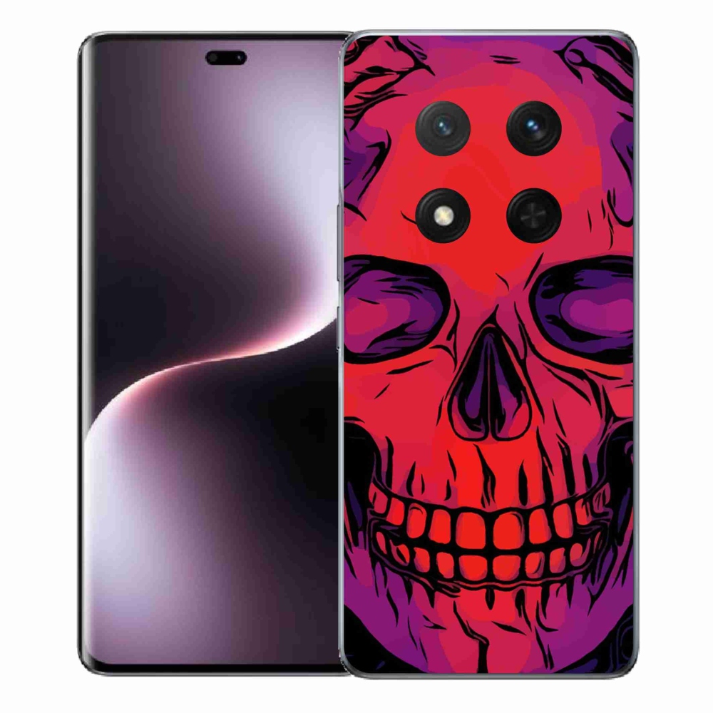 Gélový kryt mmCase na Honor Magic 7 Lite 5G - lebka