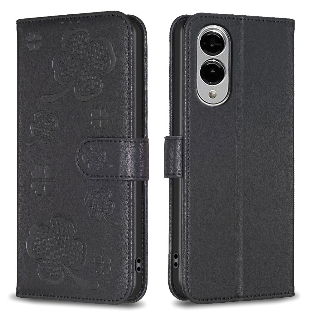 Clover knižkové púzdro na Samsung Galaxy S25 Edge - čierne