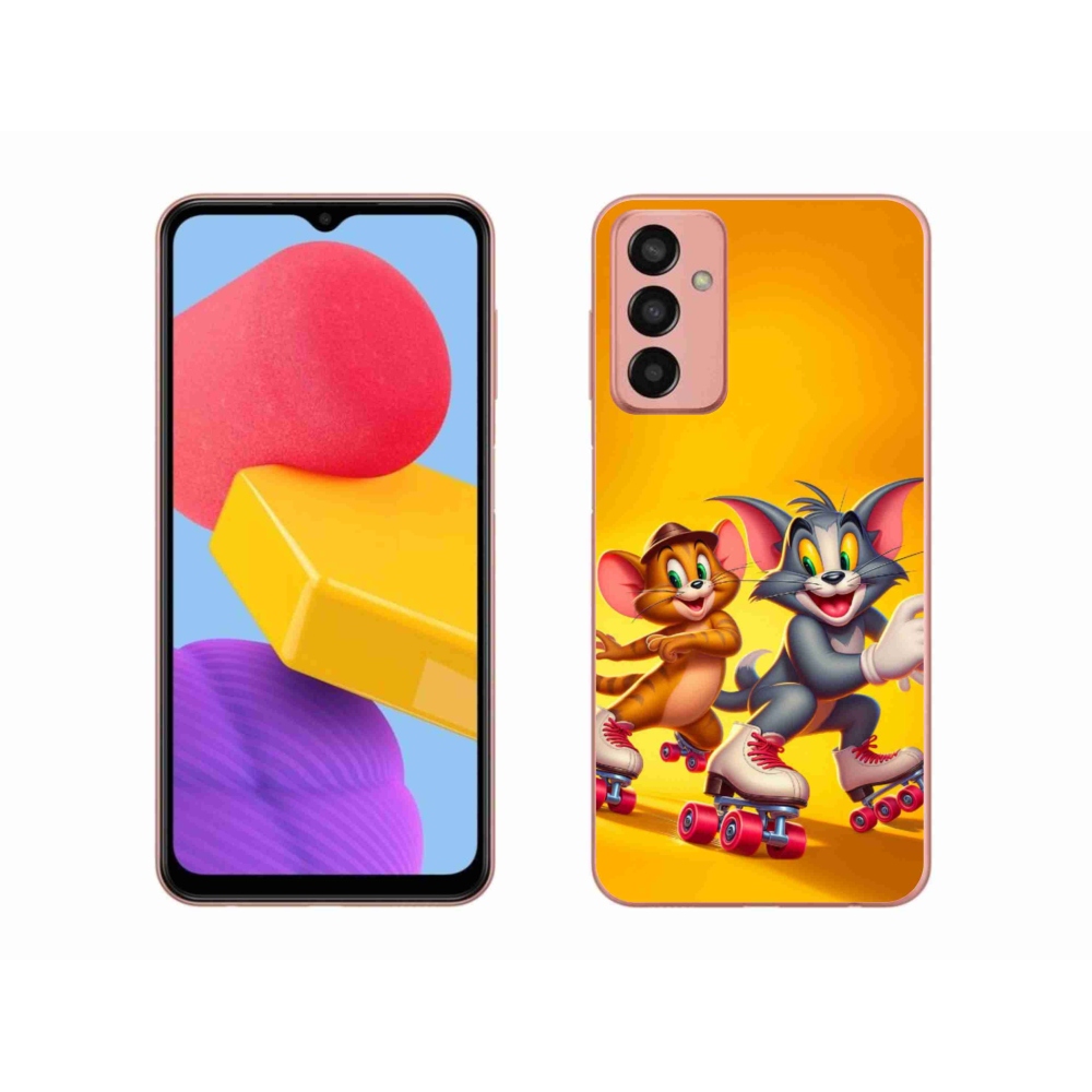 Gélový kryt mmCase na Samsung Galaxy M13 - tom a jerry