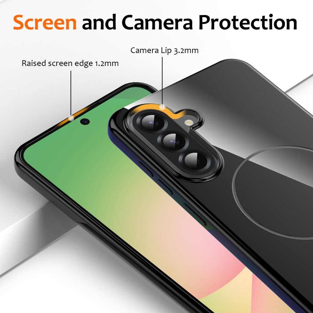 Carry gélový obal s MagSafe na Samsung Galaxy A17 5G - čierny