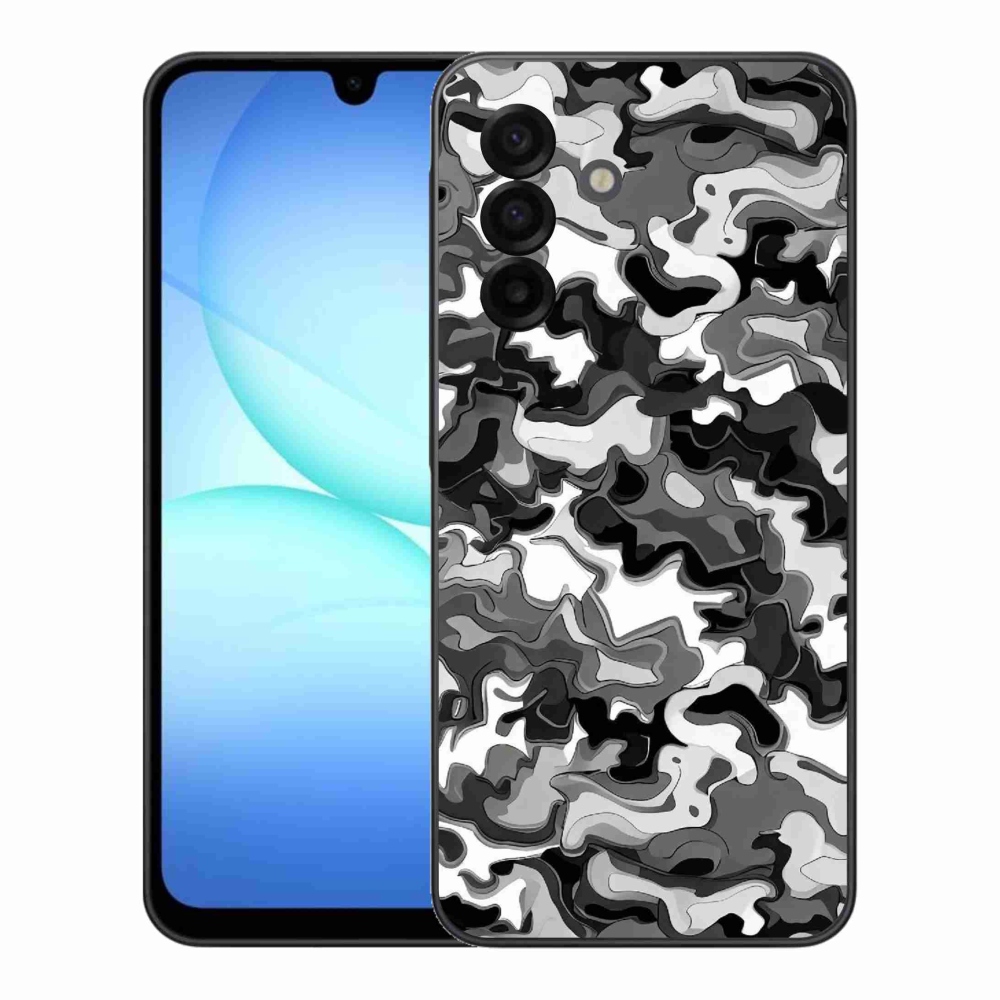 Gélový kryt mmCase na Samsung Galaxy A17 4G/5G - maskáčový vzor 3
