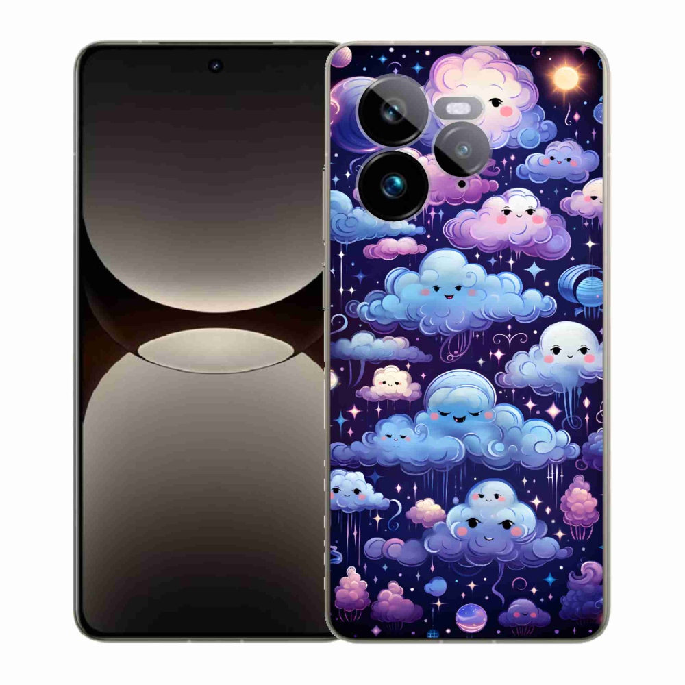 Gélový kryt mmCase na Realme GT 7 Pro 5G - mráčiky