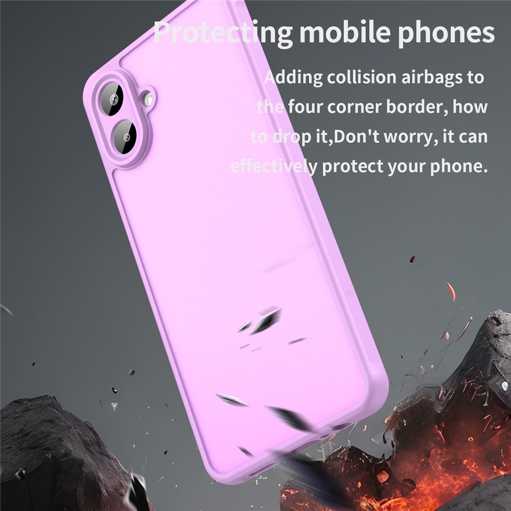 Proof gélový obal s pevným chrbtom na Samsung Galaxy A07 4G - svetlofialový