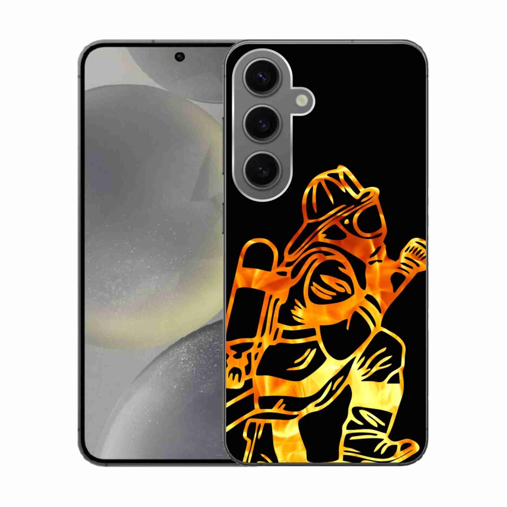 Gélový kryt mmCase na Samsung Galaxy S24 - hasič 1