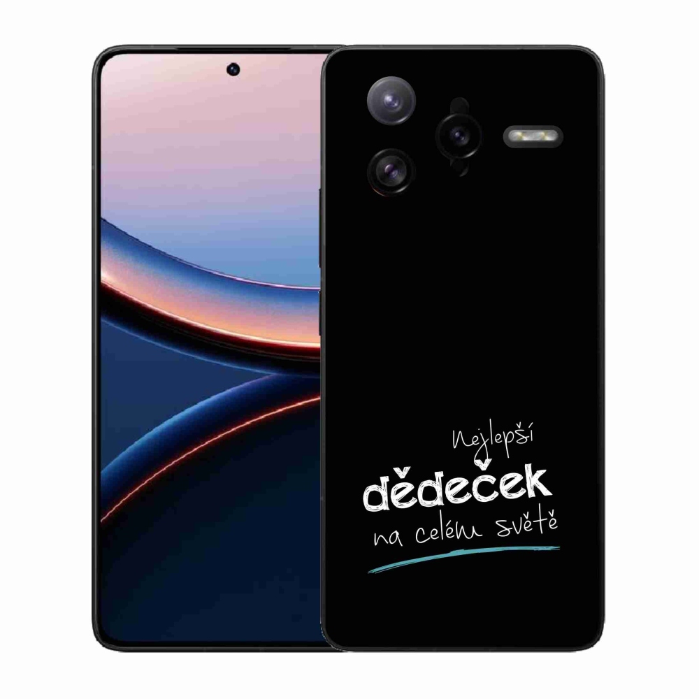 Gélový kryt mmCase na Xiaomi Poco F7 Ultra - najlepší dedko 3 čierne pozadie