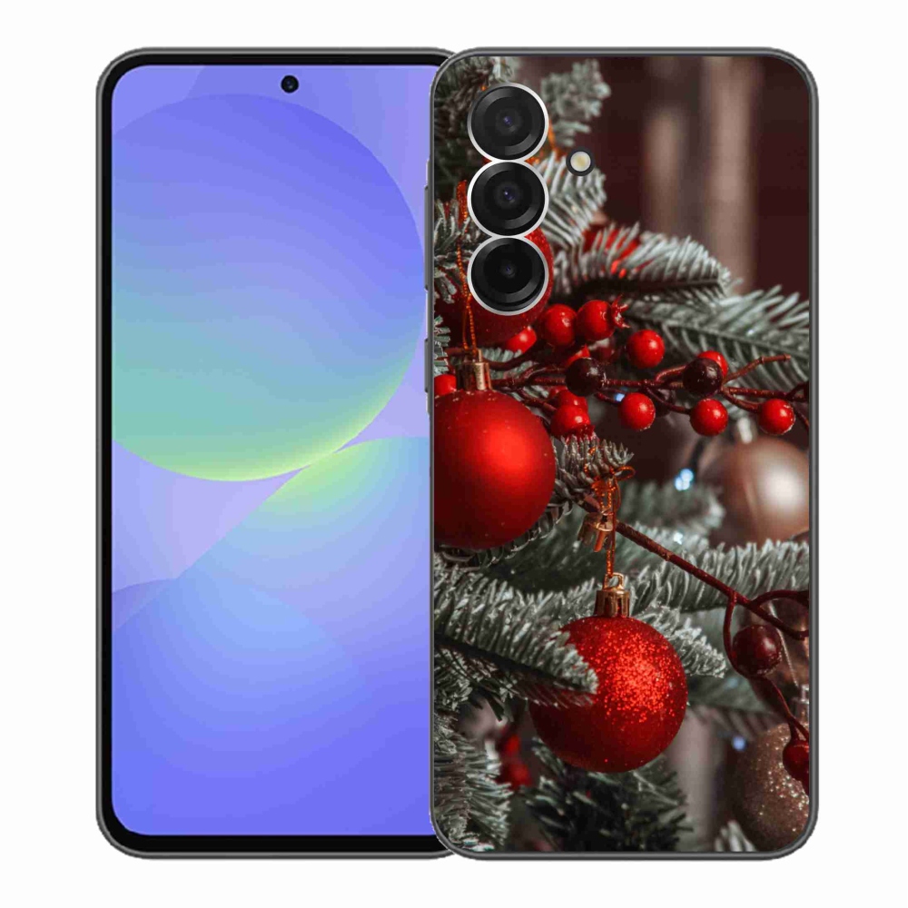 Gélový kryt mmCase na Samsung Galaxy A36 5G - vianočné ozdoby 2