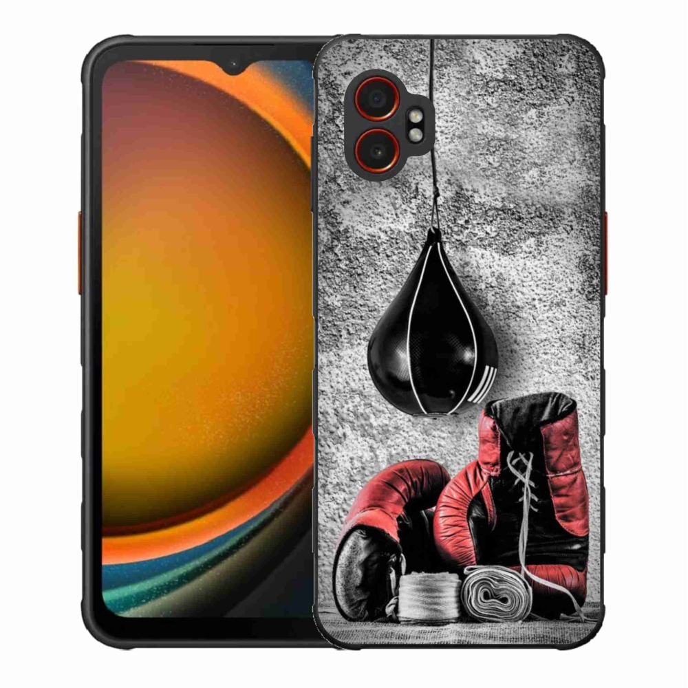 Gélový kryt mmCase na Samsung Galaxy Xcover 7 Pro - boxovacie vrece a rukavice