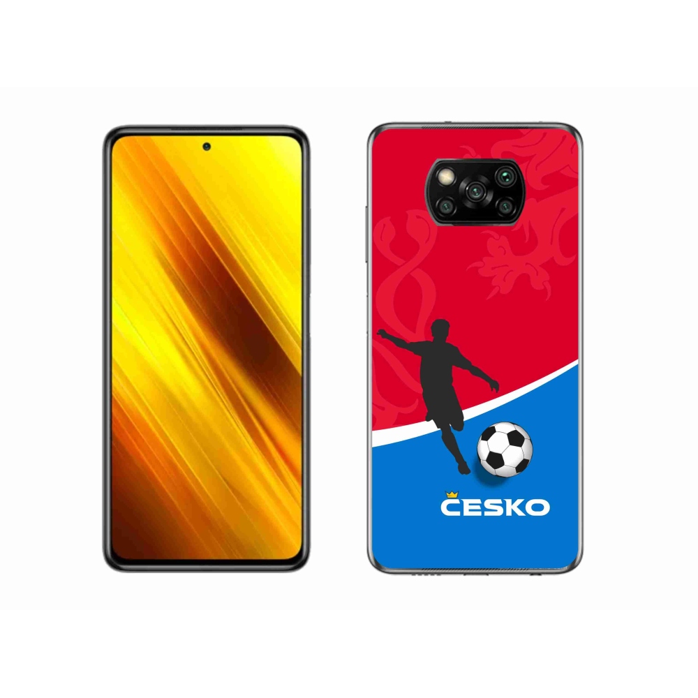 Gélový kryt mmCase na Xiaomi Poco X3 Pro - futbal Česko