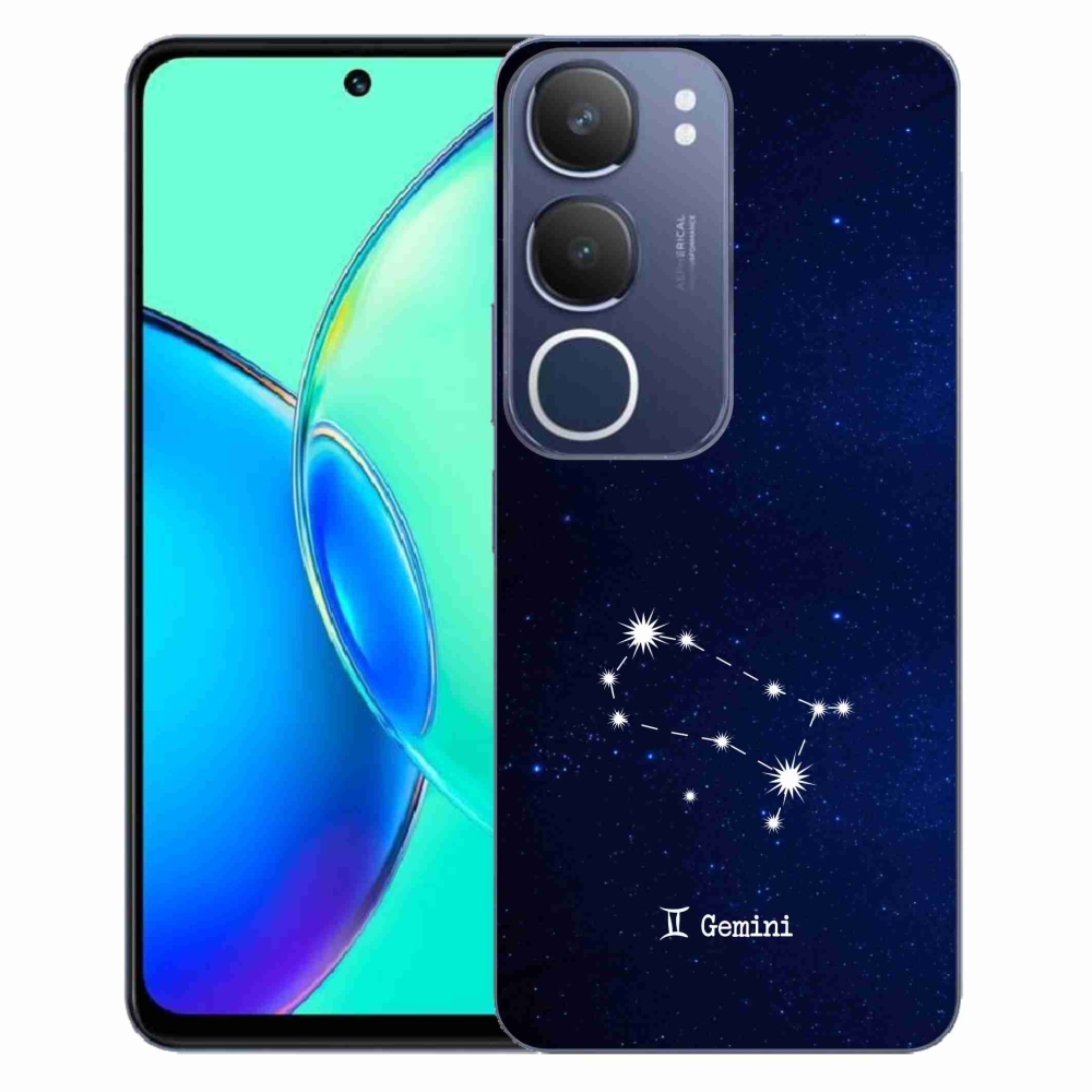 Gélový kryt mmCase na Vivo Y19s - súhvezdie Blížencov