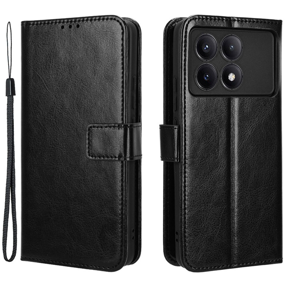 Wallet knižkové púzdro na Xiaomi Poco X6 Pro 5G - čierne