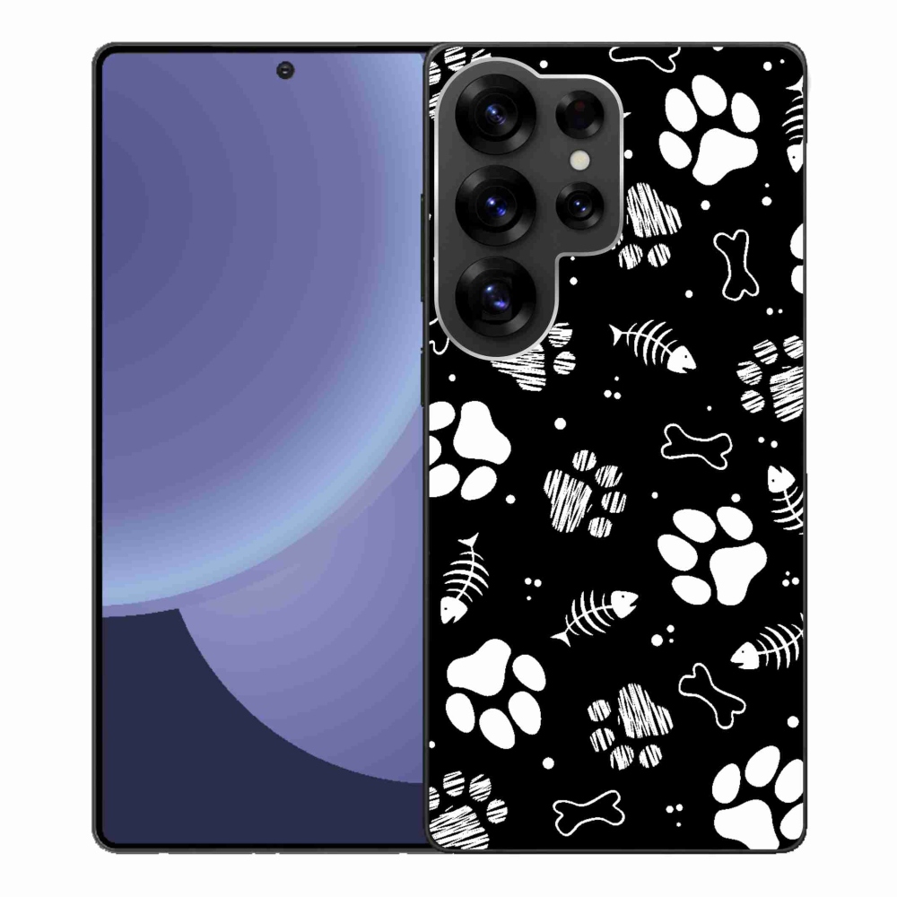 Gélový kryt mmCase na Samsung Galaxy S25 Ultra - psie labky