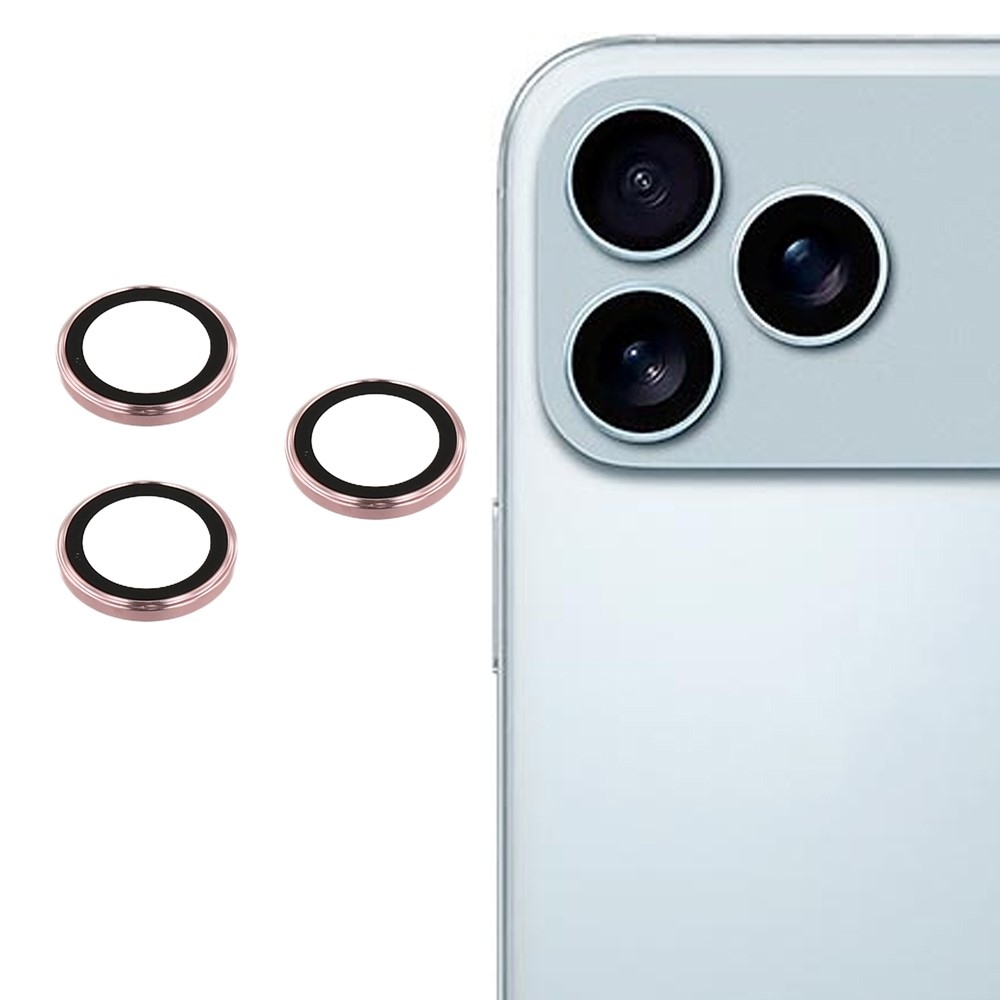 Ultra HD sklo šošovky fotoaparátu na iPhone 17 Pro/17 Pro Max (samostatné sklá) - ružové