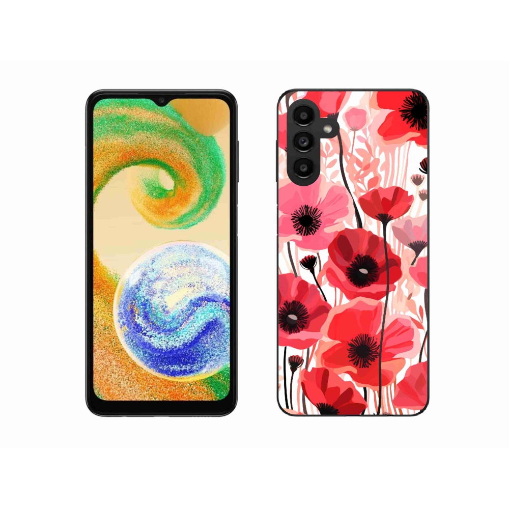 Gélový kryt mmCase na Samsung Galaxy A04s (164.7x76.7x9.1mm) - vlčí mak 1