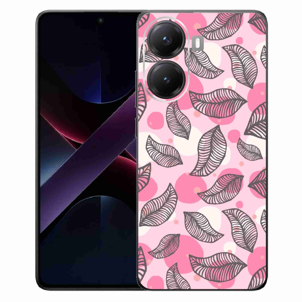 Gélový kryt mmCase na Xiaomi Poco X7 Pro 5G - kreslené padajúce listy
