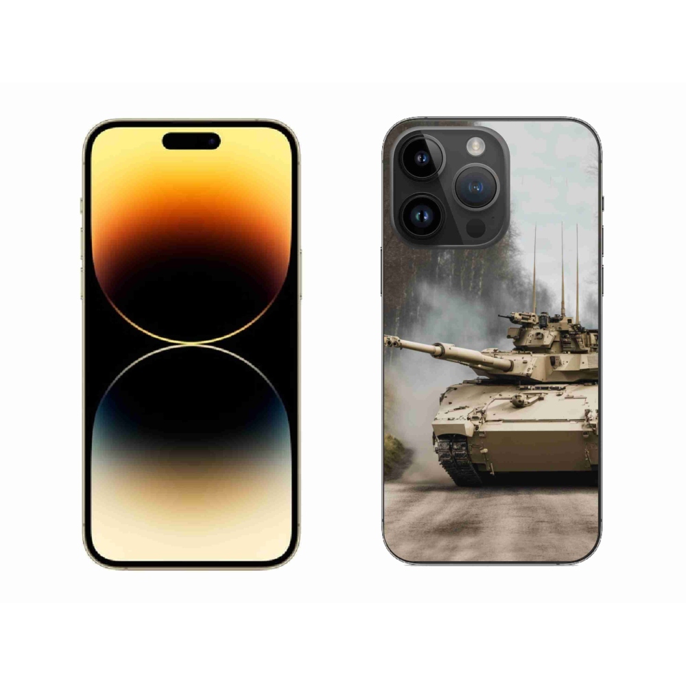 Gélový kryt mmCase na iPhone 14 Pro Max - tank 1