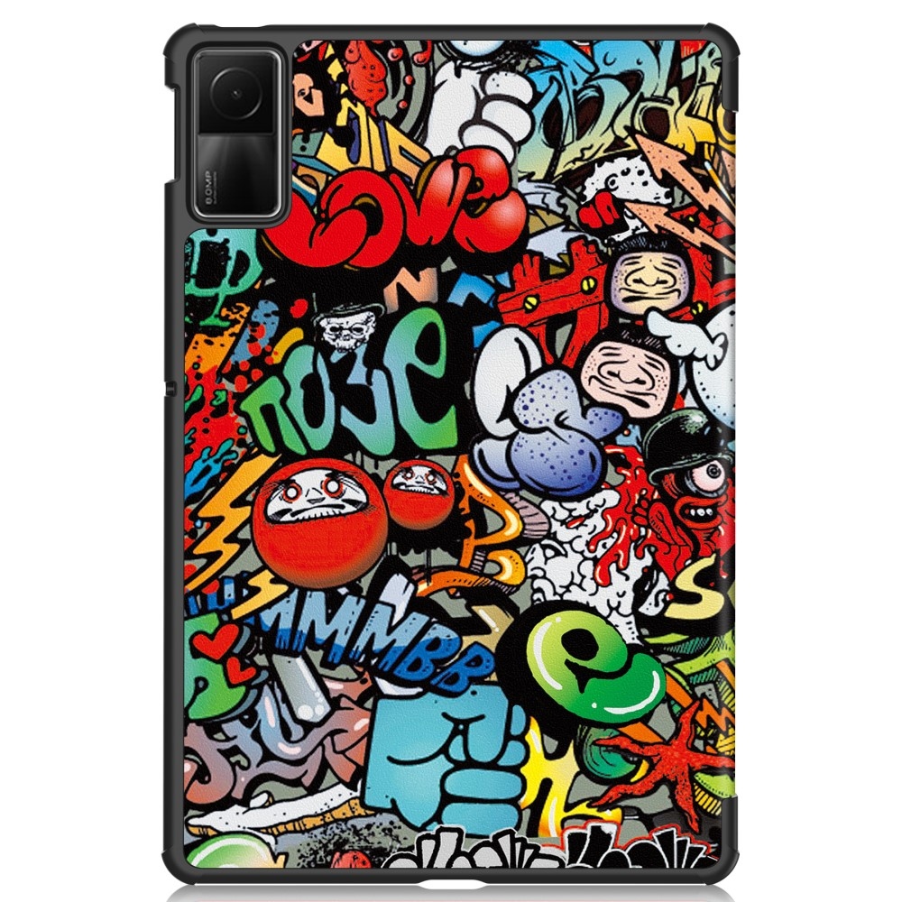 Print chytré zatváracie puzdro na Xiaomi Redmi Pad SE - graffiti