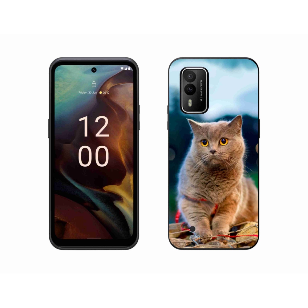 Gélový kryt mmCase na Nokia XR21 - britská modrá 2