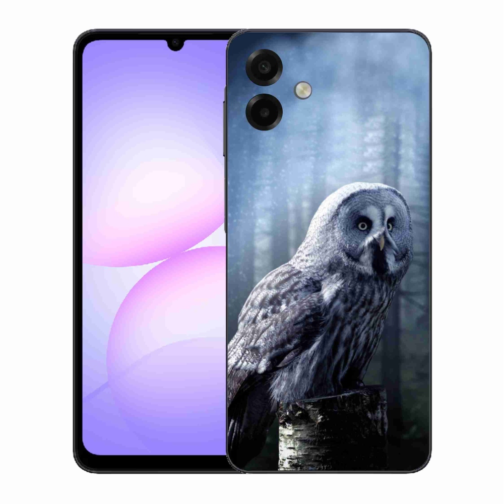 Gélový kryt mmCase na Samsung Galaxy A07 4G - sova