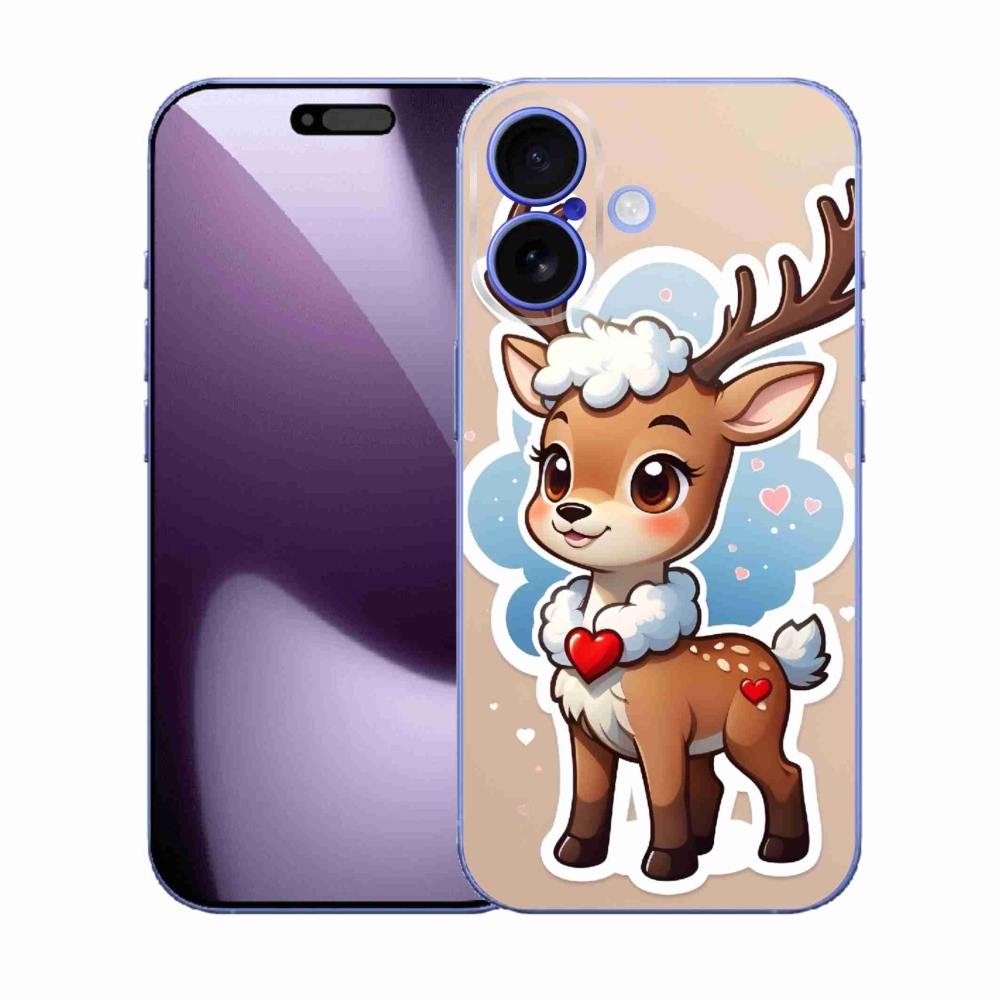Gélový kryt mmCase na iPhone 17 - kreslený sob