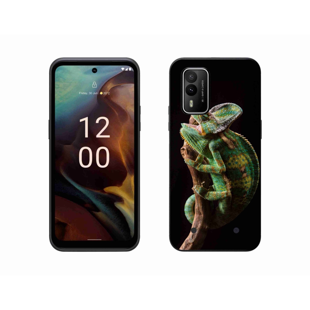 Gélový kryt mmCase na Nokia XR21 - chameleón