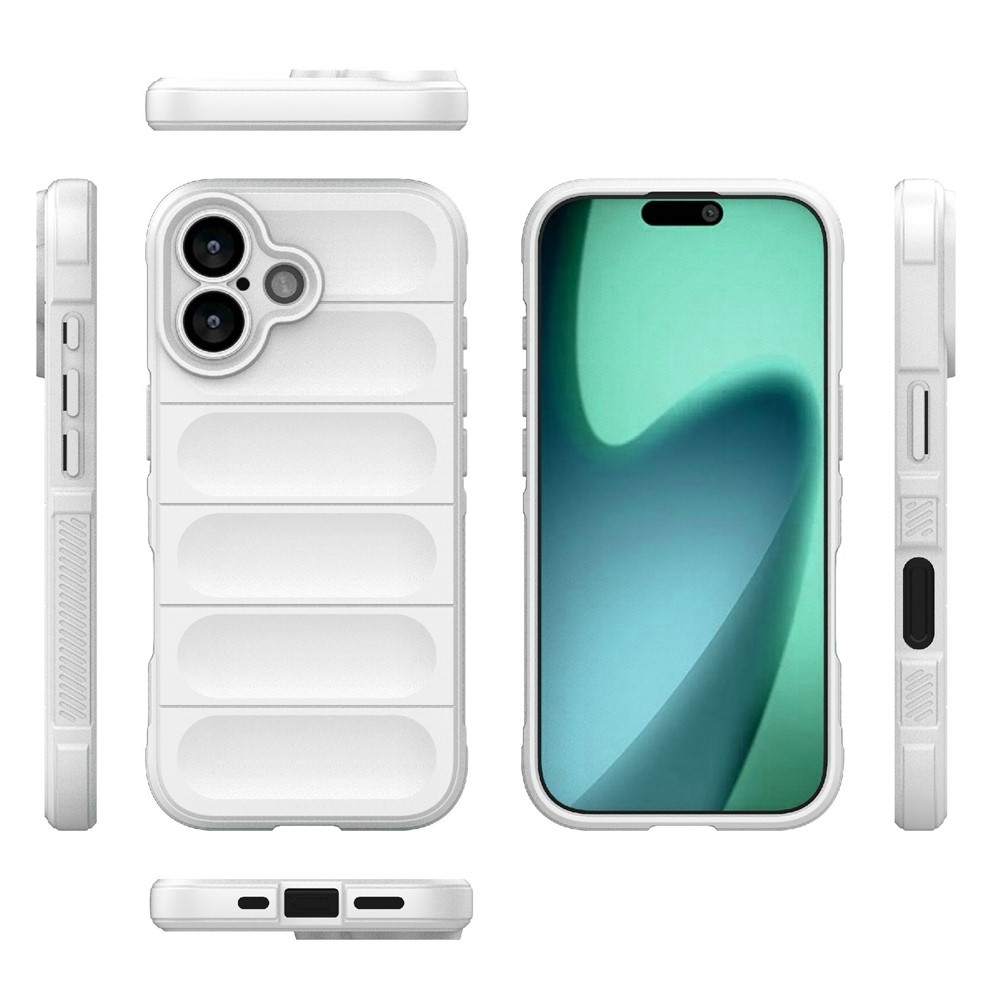 Rugg odolný gélový obal na iPhone 17 - biely