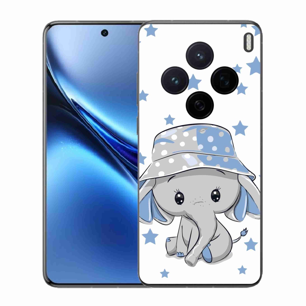 Gélový kryt mmCase na Vivo X200 5G - modrý slon