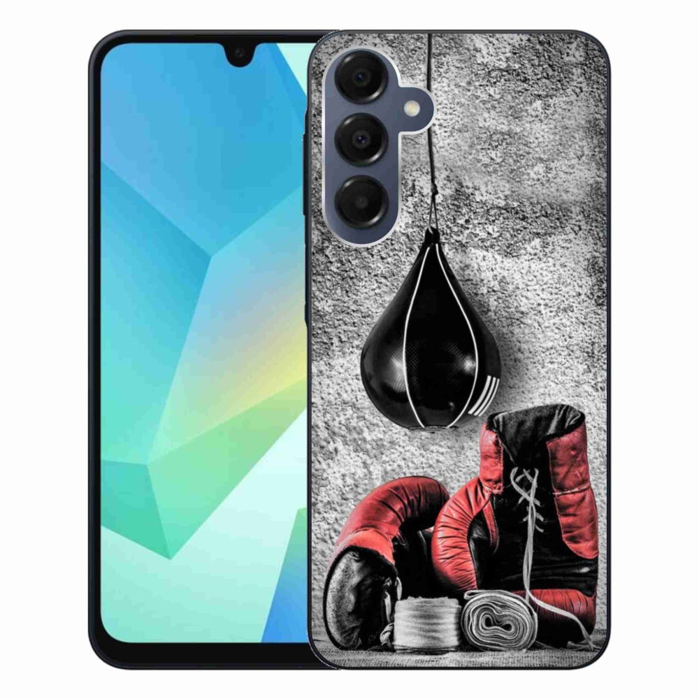 Gélový kryt mmCase na Samsung Galaxy A16 4G/5G - boxovacie vrece a rukavice