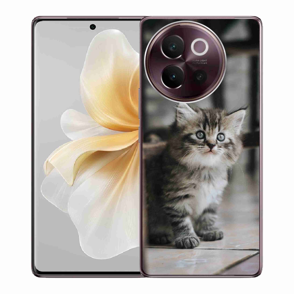 Gélový kryt mmCase na Vivo V40 Lite 5G - mačiatko