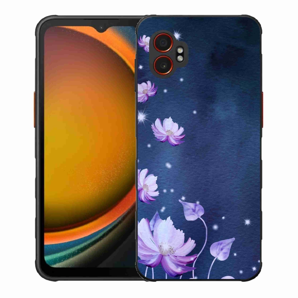Gélový kryt mmCase na Samsung Galaxy Xcover 7 Pro - padajúce kvety