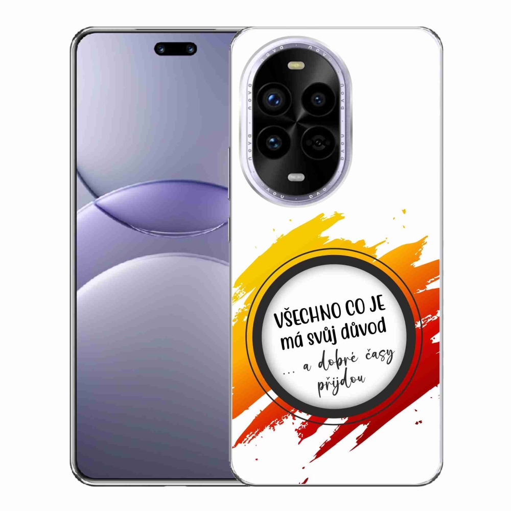 Gélový kryt mmCase na Huawei Nova 13 Pro 5G - citát 3 biele pozadie