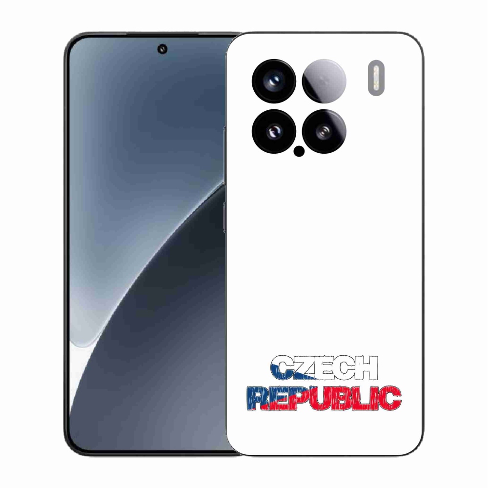Gélový kryt mmCase na Xiaomi 15 - Czech Republic biele pozadie