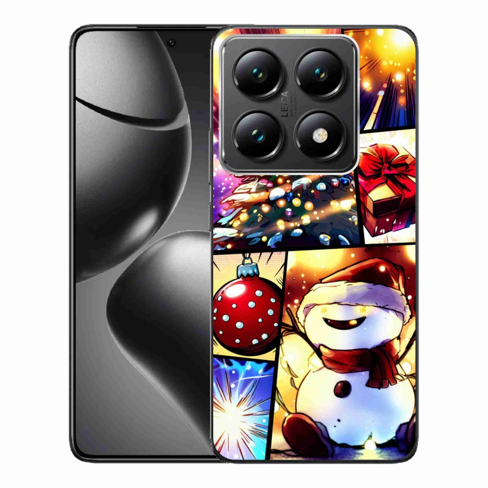 Gélový kryt mmCase na Xiaomi 14T Pro - vianočné motívy 1