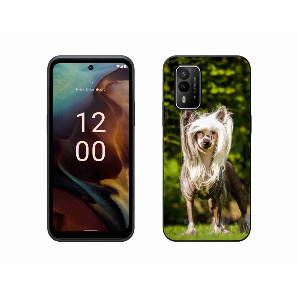Gélový kryt mmCase na Nokia XR21 - čínsky chocholatý pes