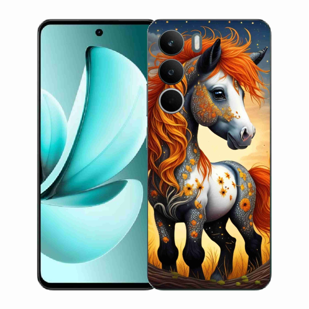 Gélový kryt mmCase na Realme C71 - farebný poník