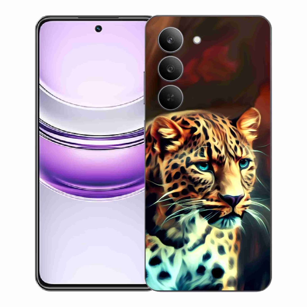 Gélový kryt mmCase na Realme 14x 5G - leopard