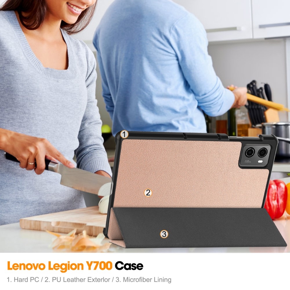 Cases chytré zatváracie púzdro na tablet Lenovo Legion Tab 8.8 (2. Gen.) - ružovozlaté
