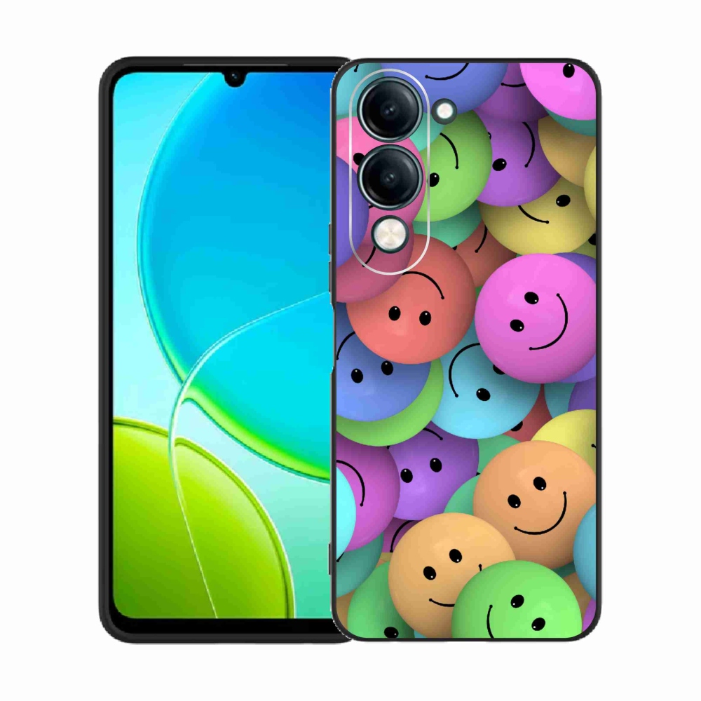 Gélový kryt mmCase na Vivo Y29s 5G - farební smajlíci