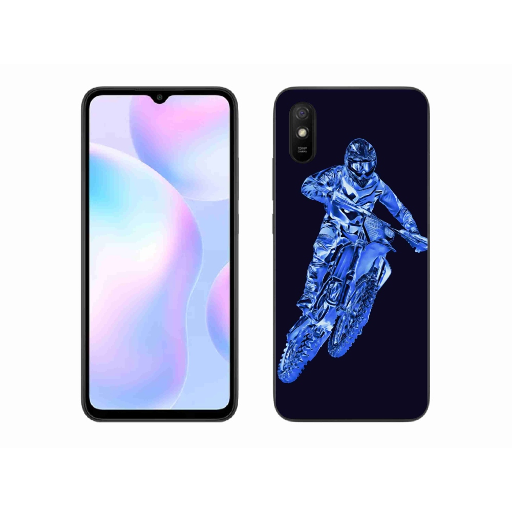 Gélový kryt mmCase na Xiaomi Redmi 9A - motocross 1