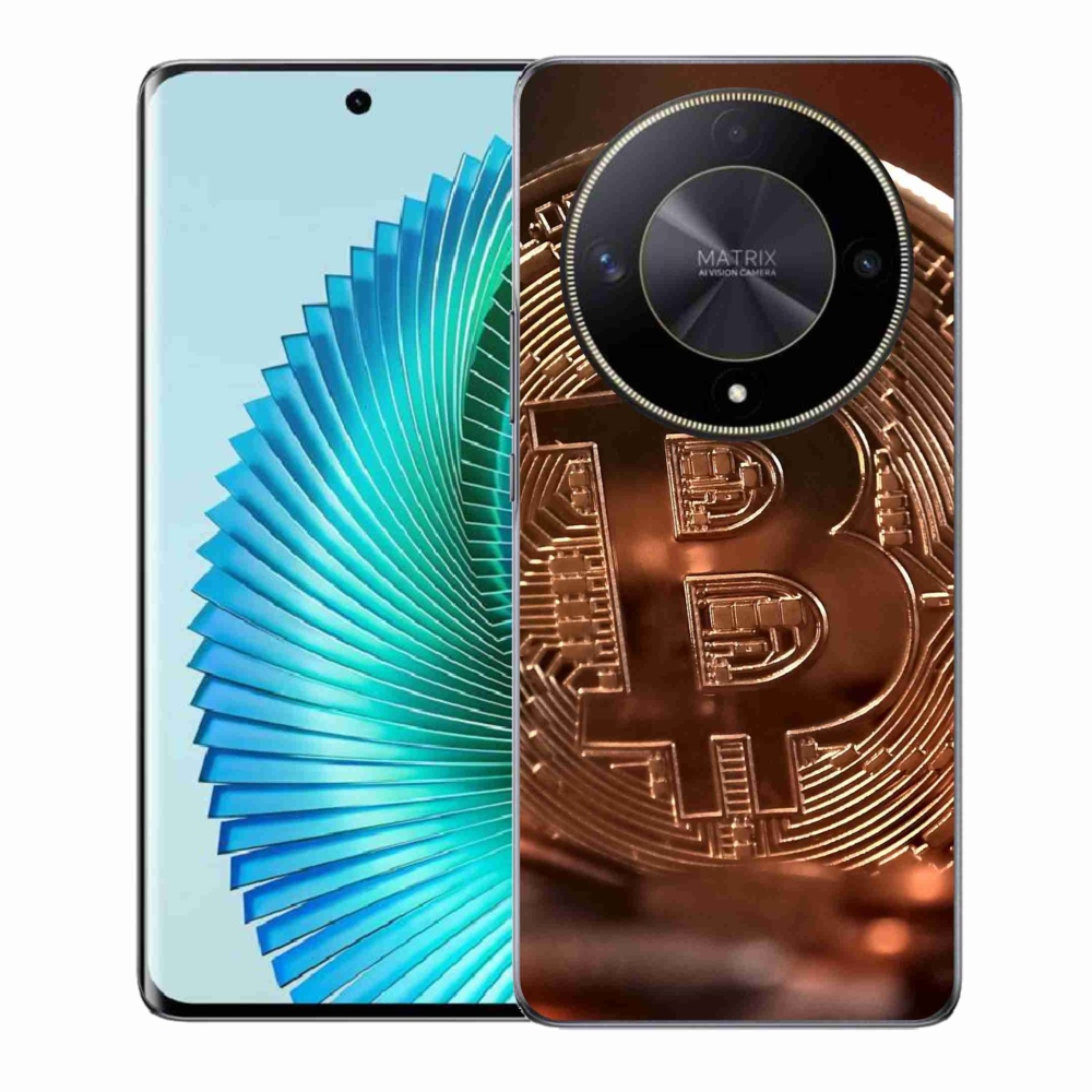 Gélový kryt mmCase na Honor Magic 6 Lite 5G - bitcoin