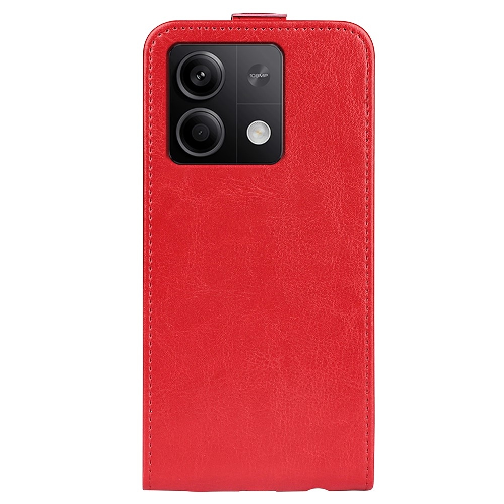 Vertical flipové púzdro na Xiaomi Redmi Note 13 5G - červené