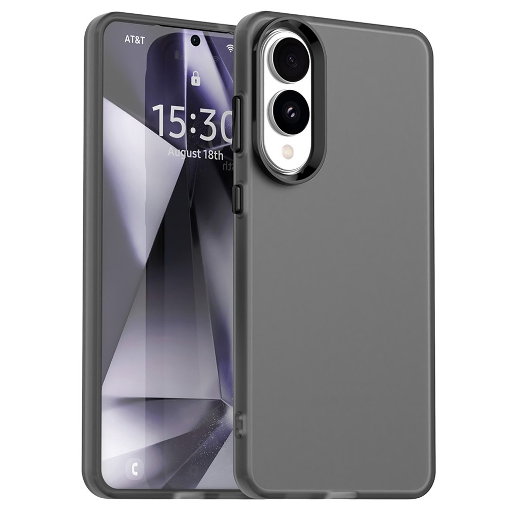 Candys matný gélový obal na Samsung Galaxy S25 Edge - čierny