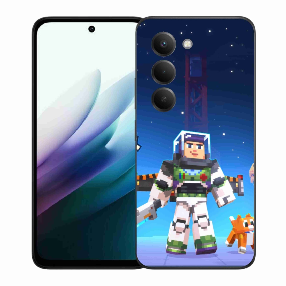 Gélový kryt mmCase na Xiaomi Redmi 15 4G/5G (171mm) - minecraft 2