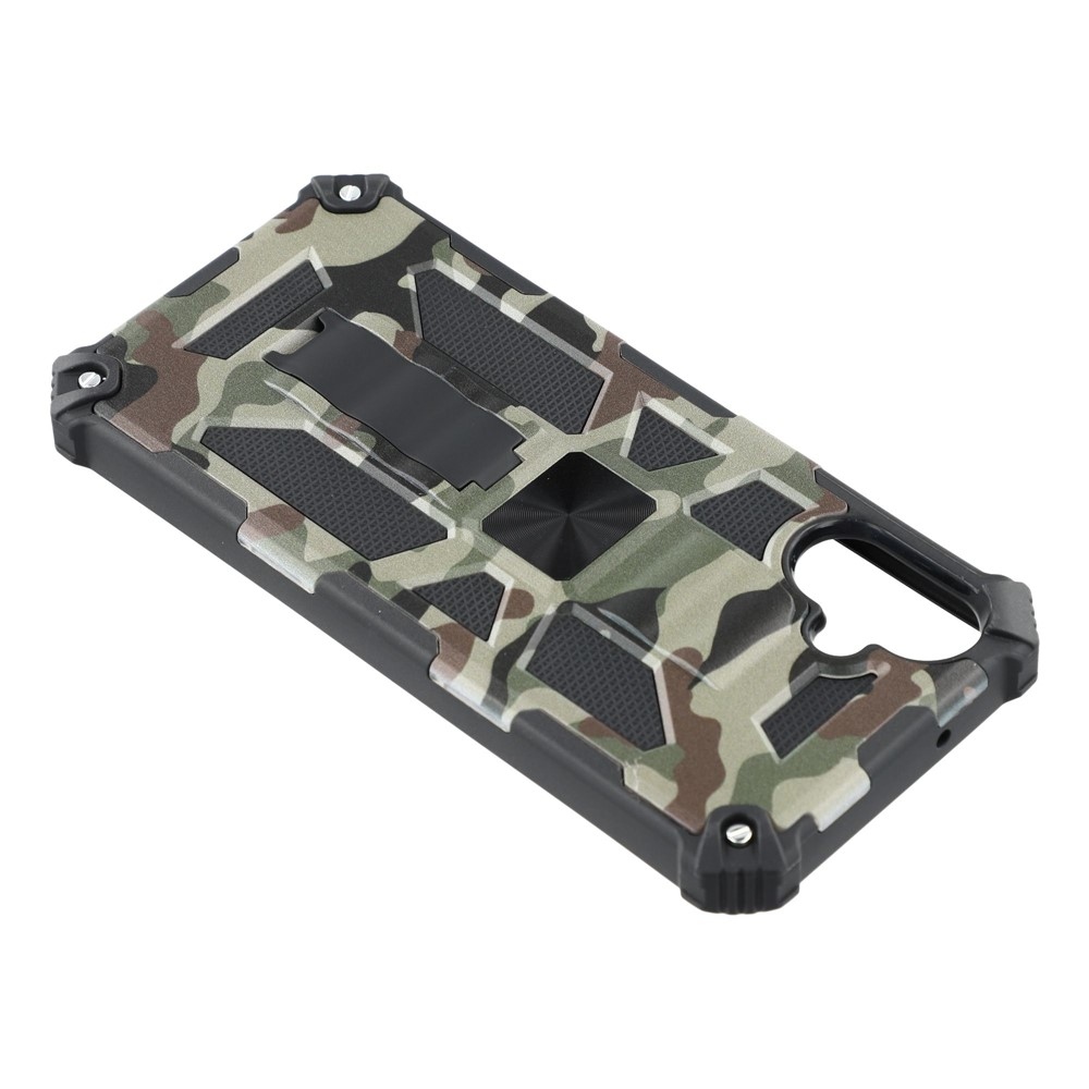 Camouflage odolný kryt na Samsung Galaxy A07 4G - tmavozelený