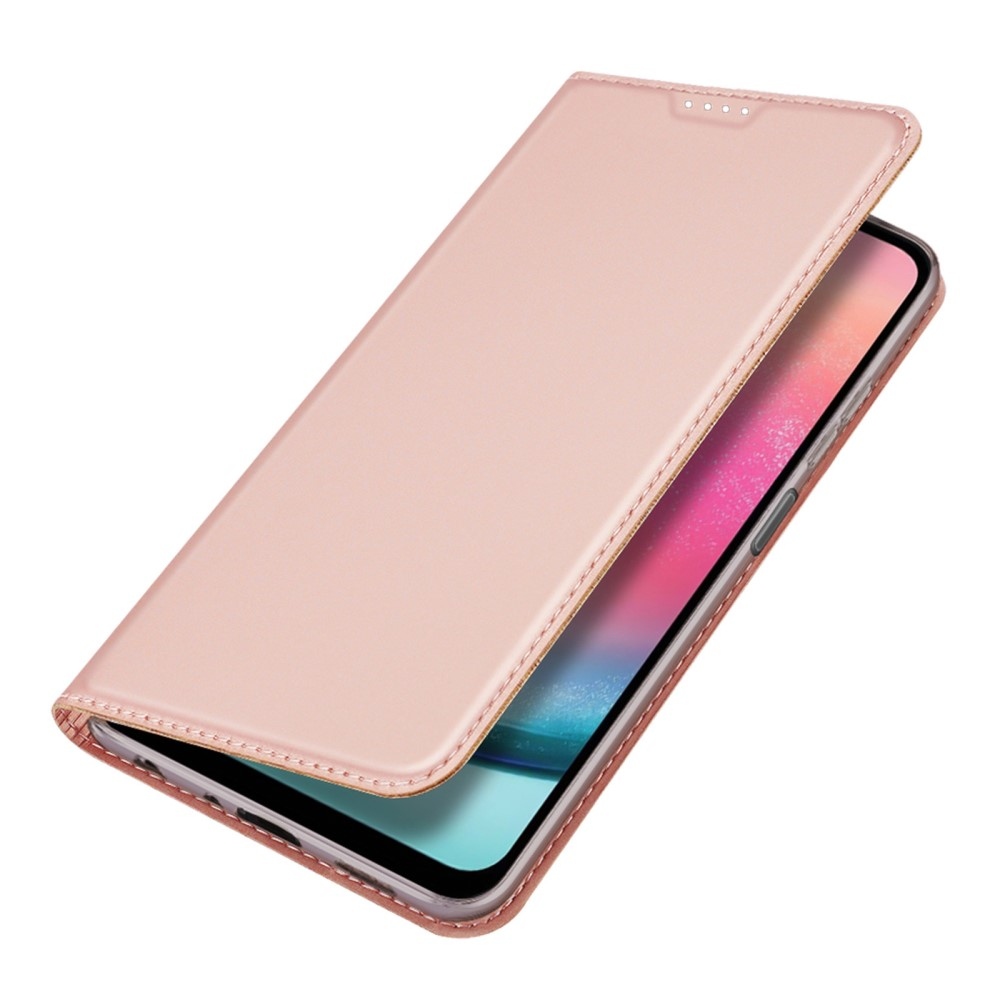 DUX knižkové púzdro na Samsung Galaxy A25 5G - ružovozlaté