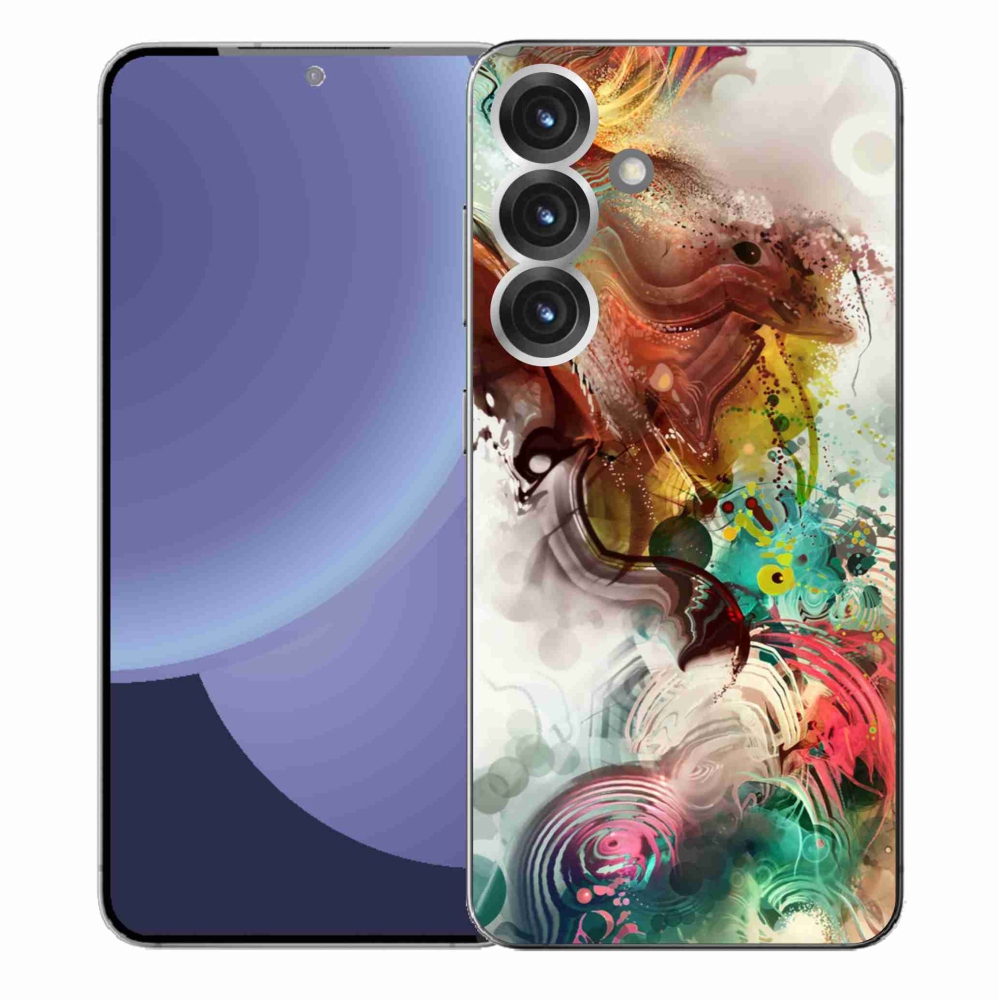 Gélový kryt mmCase na Samsung Galaxy S25+ - abstrakt 1