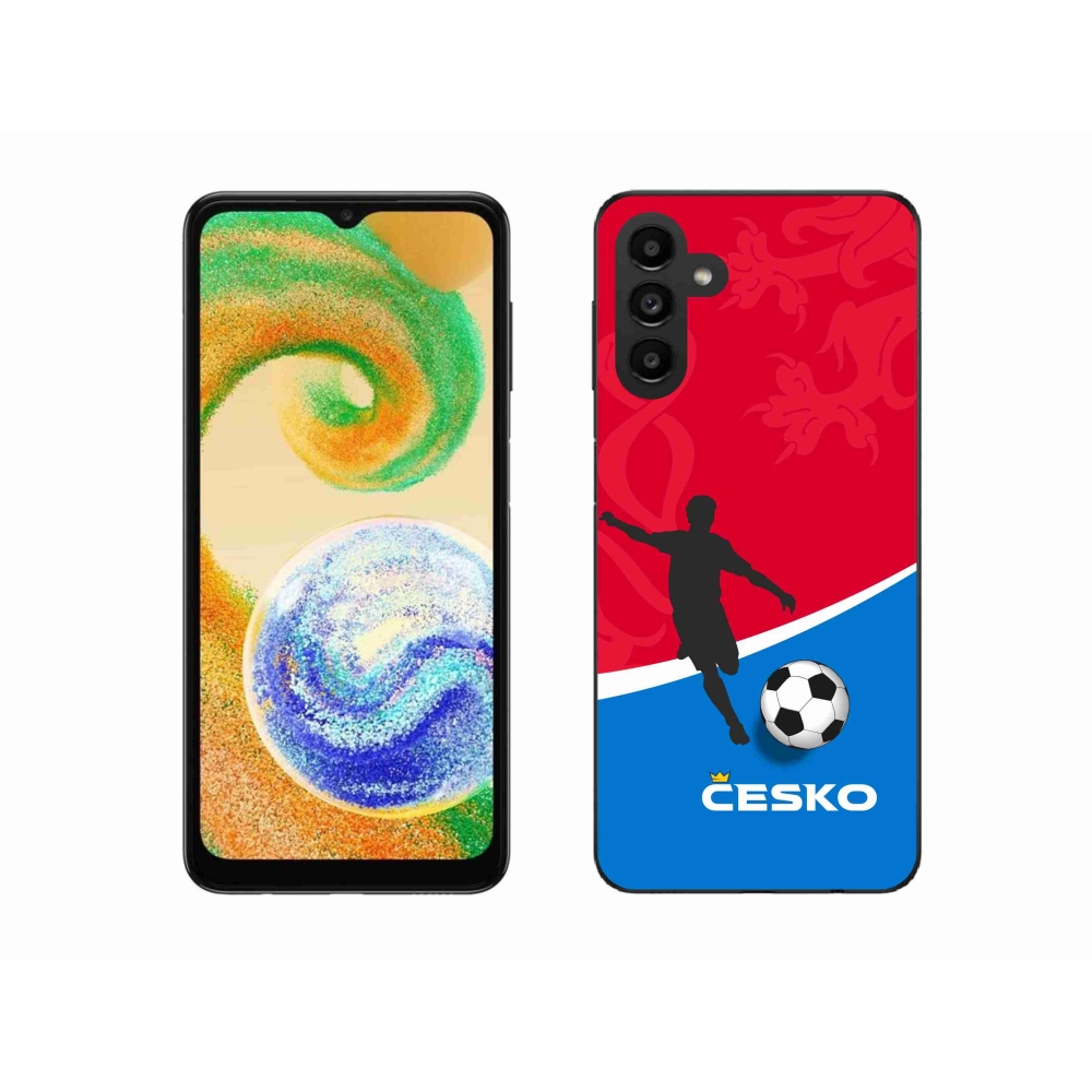 Gélový kryt mmCase na Samsung Galaxy A04s (164.7x76.7x9.1mm) - futbal Česko