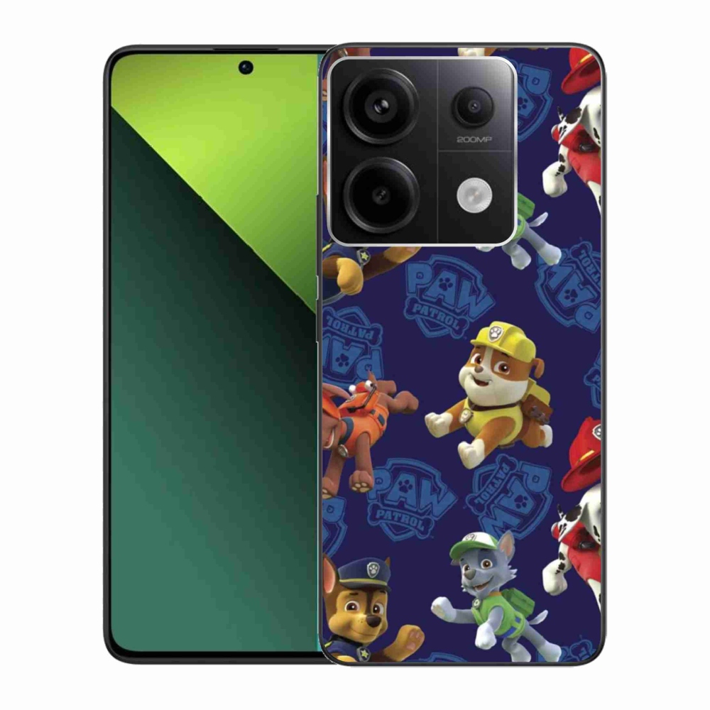 Gélový kryt mmCase na Xiaomi Redmi Note 13 Pro 5G/Poco X6 5G - labková patrola 1