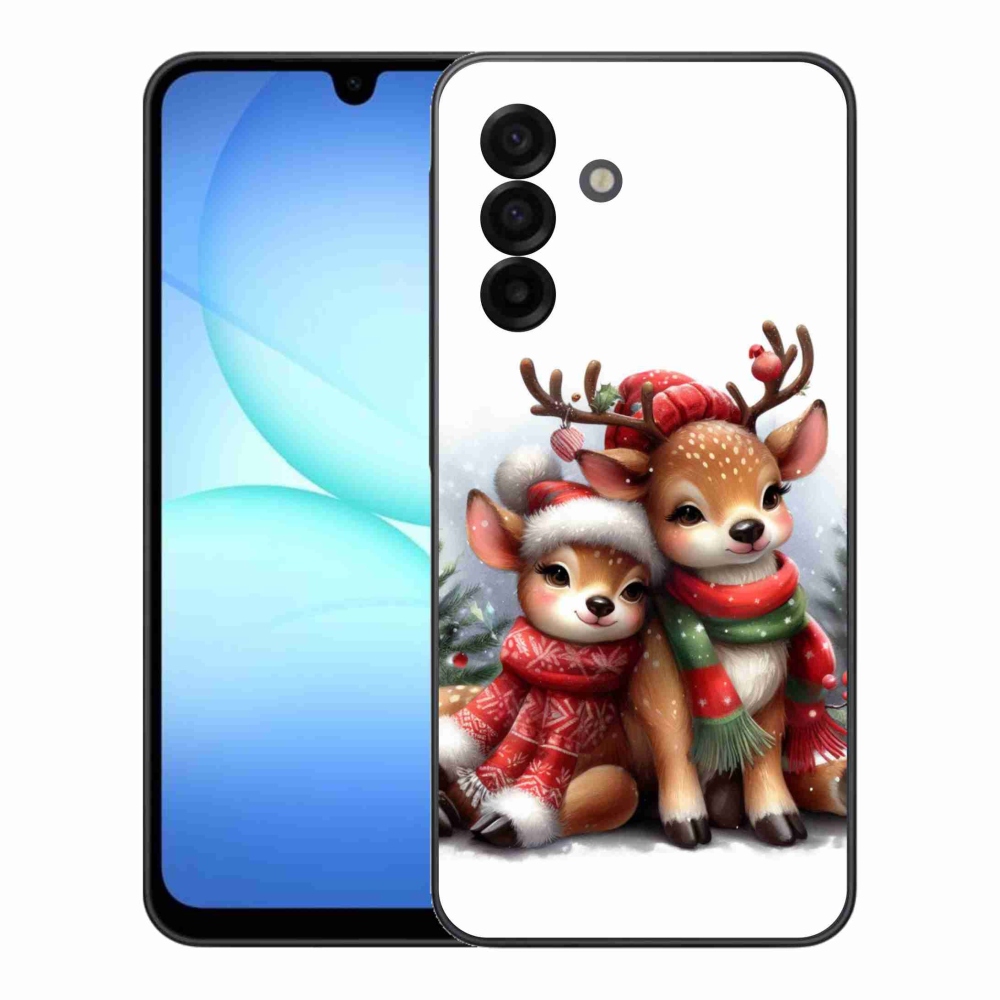 Gélový kryt mmCase na Samsung Galaxy A17 5G - vianočné soby