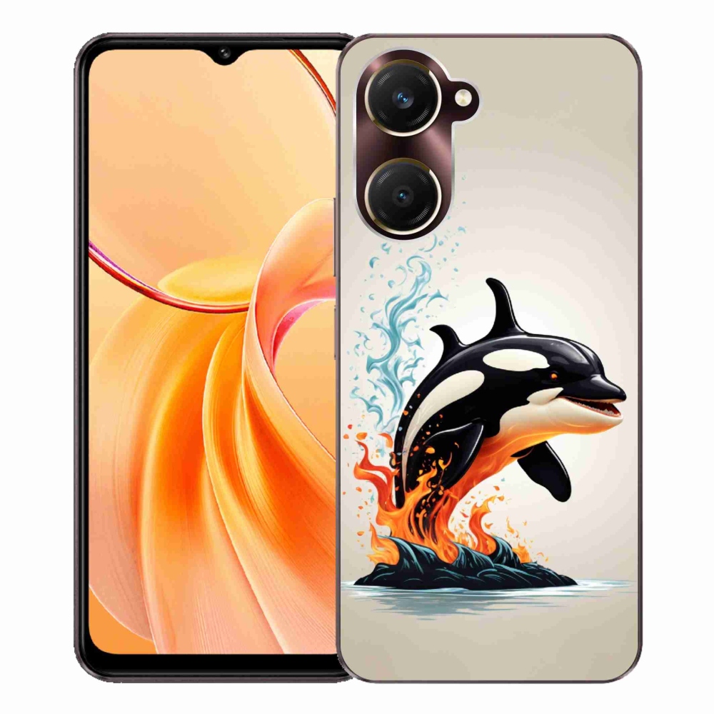 Gélový kryt mmCase na Vivo Y28s 5G - kosatka