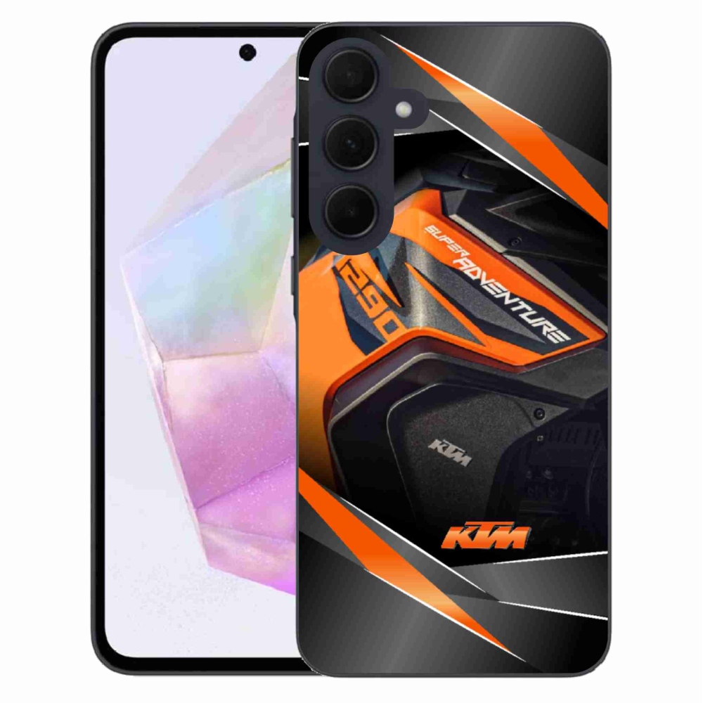 Gélový kryt mmCase na Samsung Galaxy A35 5G - motorka ktm